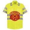 Men's High Visibility Safety Short Sleeve Work Shirt Thumbnail