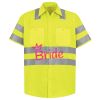 Men's High Visibility Safety Short Sleeve Work Shirt Thumbnail