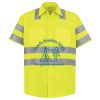 Men's High Visibility Safety Short Sleeve Work Shirt Thumbnail