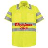 Men's High Visibility Safety Short Sleeve Work Shirt Thumbnail