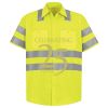 Men's High Visibility Safety Short Sleeve Work Shirt Thumbnail