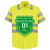 Men's High Visibility Safety Short Sleeve Work Shirt Thumbnail