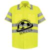 Men's High Visibility Safety Short Sleeve Work Shirt Thumbnail