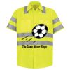 Men's High Visibility Safety Short Sleeve Work Shirt Thumbnail