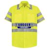 Men's High Visibility Safety Short Sleeve Work Shirt Thumbnail