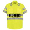 Men's High Visibility Safety Short Sleeve Work Shirt Thumbnail