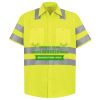 Men's High Visibility Safety Short Sleeve Work Shirt Thumbnail