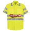 Men's High Visibility Safety Short Sleeve Work Shirt Thumbnail