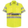 Men's High Visibility Safety Short Sleeve Work Shirt Thumbnail