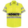 Men's High Visibility Safety Short Sleeve Work Shirt Thumbnail