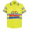 Men's High Visibility Safety Short Sleeve Work Shirt Thumbnail