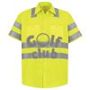 Men's High Visibility Safety Short Sleeve Work Shirt Thumbnail