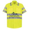Men's High Visibility Safety Short Sleeve Work Shirt Thumbnail