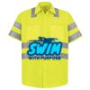 Men's High Visibility Safety Short Sleeve Work Shirt Thumbnail