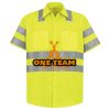 Men's High Visibility Safety Short Sleeve Work Shirt Thumbnail