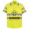 Men's High Visibility Safety Short Sleeve Work Shirt Thumbnail