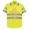 Men's High Visibility Safety Short Sleeve Work Shirt Thumbnail