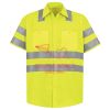 Men's High Visibility Safety Short Sleeve Work Shirt Thumbnail