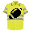 Men's High Visibility Safety Short Sleeve Work Shirt Thumbnail