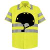 Men's High Visibility Safety Short Sleeve Work Shirt Thumbnail