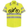Men's High Visibility Safety Short Sleeve Work Shirt Thumbnail