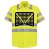 Men's High Visibility Safety Short Sleeve Work Shirt Thumbnail