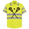 Men's High Visibility Safety Short Sleeve Work Shirt Thumbnail