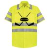 Men's High Visibility Safety Short Sleeve Work Shirt Thumbnail