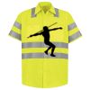 Men's High Visibility Safety Short Sleeve Work Shirt Thumbnail