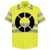 Men's High Visibility Safety Short Sleeve Work Shirt Thumbnail