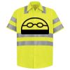 Men's High Visibility Safety Short Sleeve Work Shirt Thumbnail