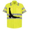 Men's High Visibility Safety Short Sleeve Work Shirt Thumbnail