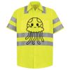 Men's High Visibility Safety Short Sleeve Work Shirt Thumbnail