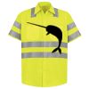 Men's High Visibility Safety Short Sleeve Work Shirt Thumbnail