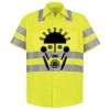 Men's High Visibility Safety Short Sleeve Work Shirt Thumbnail