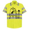 Men's High Visibility Safety Short Sleeve Work Shirt Thumbnail