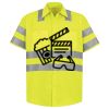 Men's High Visibility Safety Short Sleeve Work Shirt Thumbnail