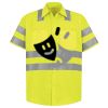 Men's High Visibility Safety Short Sleeve Work Shirt Thumbnail