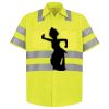 Men's High Visibility Safety Short Sleeve Work Shirt Thumbnail