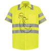 Men's High Visibility Safety Short Sleeve Work Shirt Thumbnail