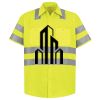 Men's High Visibility Safety Short Sleeve Work Shirt Thumbnail