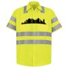 Men's High Visibility Safety Short Sleeve Work Shirt Thumbnail