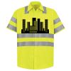 Men's High Visibility Safety Short Sleeve Work Shirt Thumbnail