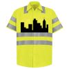 Men's High Visibility Safety Short Sleeve Work Shirt Thumbnail