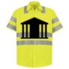 Men's High Visibility Safety Short Sleeve Work Shirt Thumbnail