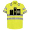 Men's High Visibility Safety Short Sleeve Work Shirt Thumbnail