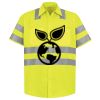Men's High Visibility Safety Short Sleeve Work Shirt Thumbnail