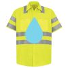 Men's High Visibility Safety Short Sleeve Work Shirt Thumbnail