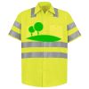 Men's High Visibility Safety Short Sleeve Work Shirt Thumbnail