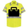 Men's High Visibility Safety Short Sleeve Work Shirt Thumbnail